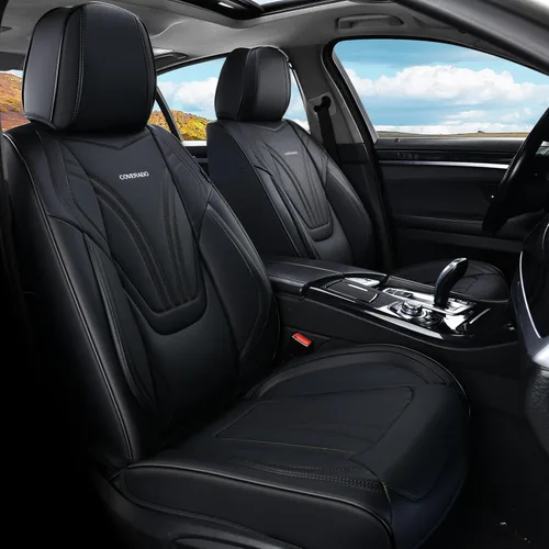 Vista 18 de Coverado - Fundas impermeables para asientos de coche, fundas delanteras para asientos de coche, 2 en 1, fundas protectoras para asientos de coche