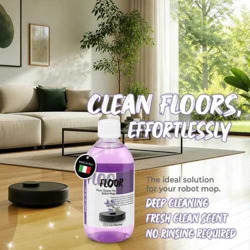 Vista 2 de ERRECOM - Limpiador concentrado para mopa de suelo robot de 16 onzas líquidas (16.9 fl oz), dilución 1:60 que hace hasta 8 galones
