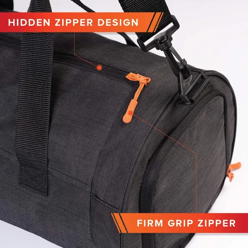 Vista 4 de INK+IVY Bolsa de gimnasio resistente al agua con compartimento separado para zapatos