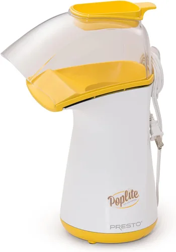 Vista 15 de Presto 04867 Poplite Plus Hot Air Popcorn Popper - Taza Medidora Incorporada + Derrite Mantequilla, Fácil de Limpiar, Enrollador de Cable