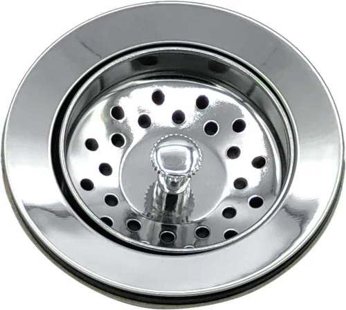 Vista 7 de Colador de cesta de 4 pulgadas para fregadero de cocina de acero con base de ABS y montaje de colador extraíble, para fregadero de cocina estándar