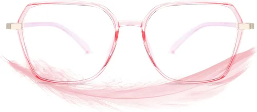 Vista 10 de ROCKNIGHT Stylish Blue Light Glasses Computer Glasses for Women & Men Fashion Blue Light Glasses Designed for Computer, Laptop & Phone Use