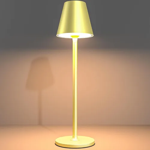 Vista 12 de Timjorman Lámpara de mesa LED inalámbrica, lámpara de escritorio con batería recargable de 4000 mAh, brillo de 3 niveles junto a la luz nocturna