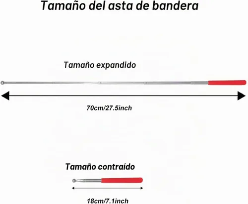 Vista 6 de Bandera de adoración con varilla escalable, bandera de poliéster semicírculo suave de 50 pulgadas para práctica de danza, banderas de baile