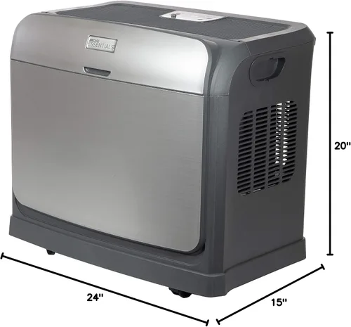 Vista 7 de AIRCARE Humidificador evaporativo digital estilo consola para toda la casa para una cobertura de hasta 3,000 pies cuadrados (gris mate)