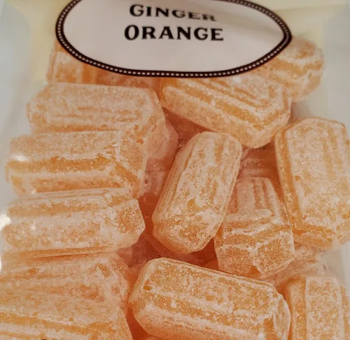 Vista 3 de 1 caramelo duro de naranja jengibre Hermann the German de 5.29 oz
