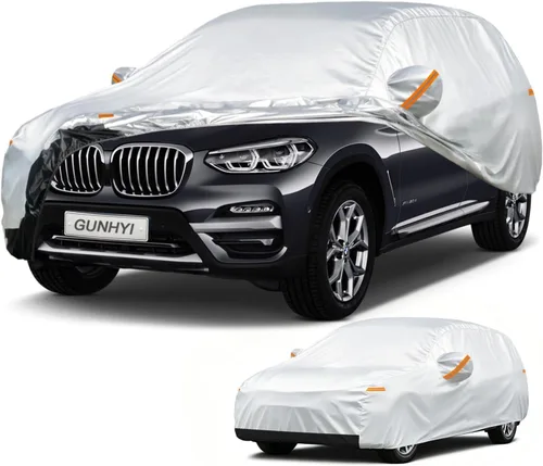 Vista 58 de GUNHYI - Funda para automóvil SUV de 7 capas, ajuste personalizado para BMW X1 (2010-2025), impermeable para todo tipo de clima, resistente