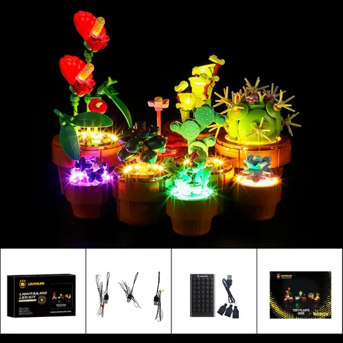 Vista 6 de LIGHTAILING Luz para Lego- 10329 Tiny-Plants - Kit de iluminación LED compatible con el modelo de bloques de construcción Lego - NO incluido