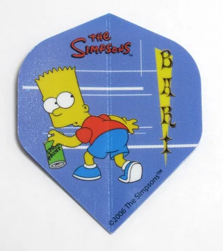 Vista 3 de 3 juegos (9 vuelos) Simpsons Bart Homer Duff Standard Dart Vuelos - Colección 3