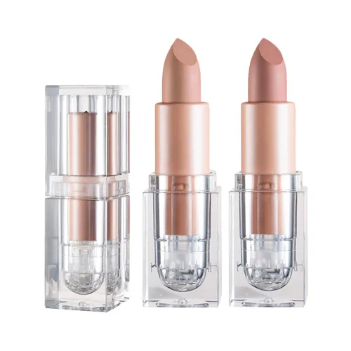 Vista 19 de IONSGAKO Lápiz labial mate nude aterciopelado, brillo de labios, no se decolora, no se pega a la copa, lápiz labial color nude, tinte de labios