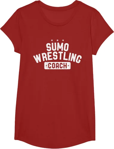 Vista 53 de Camiseta vintage de lucha libre Sumo Entrenador de lucha libre, Negro, S