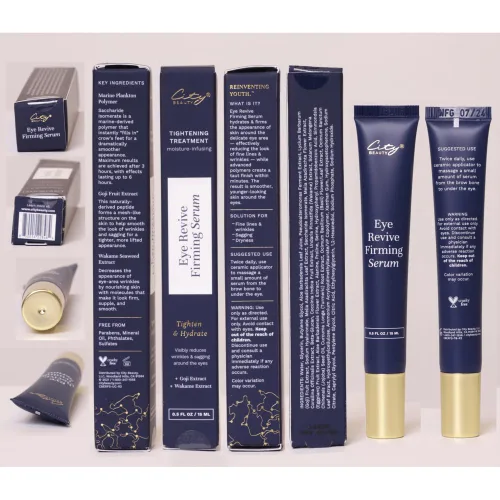 Vista 7 de City Beauty Eye Revive - Suero reafirmante – Fórmula antienvejecimiento – Firme, tensa e hidrata – Solución natural para la flacidez de la piel