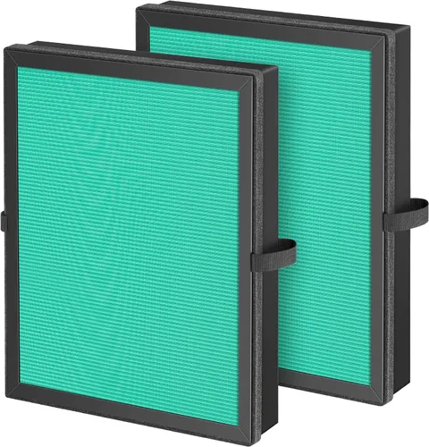 Vista 8 de iSingo Paquete de 2 filtros de aire compatibles con purificador de aire MK-04 MG-04JH, filtración de 4 capas adecuado para polvo, caspa de mascotas