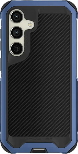 Vista 33 de Ghostek Atomic - Funda delgada para Galaxy Z Flip 4, parte trasera de aramida con parachoques de aluminio rojo, funda protectora de doble capa a