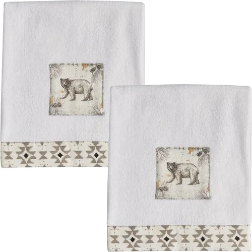 Vista 8 de Park Designs Antiquarian Blooms - Juego de 2 toallas de baño