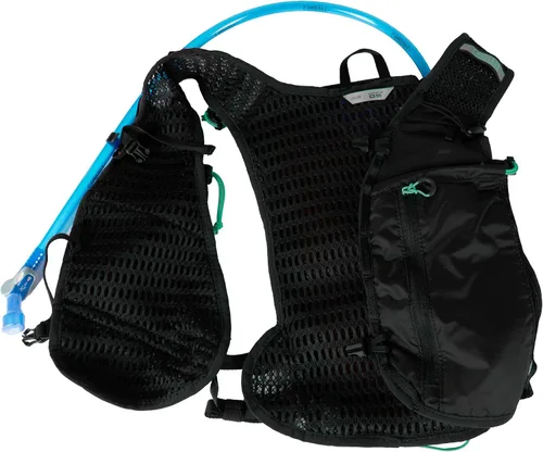 Vista 5 de CamelBak Circuit Run - Chaleco de hidratación con depósito de 50 onzas, diseño ligero y transpirable y almacenamiento para correr y entrenar de Negro