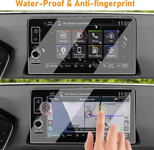 Vista 4 de Yumzeco Protector de pantalla compatible con Honda Civic 2022-2025 2023 2024 2025 CRV HRV Pilot Integra de 9 pulgadas, protector de pantalla