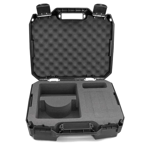 Vista 2 de CASEMATIX Hard Shell Travel Case Compatible with Meta Quest and Oculus Quest 2 VR Headset - Fits 256GB, 128GB and 64GB Models with Custom