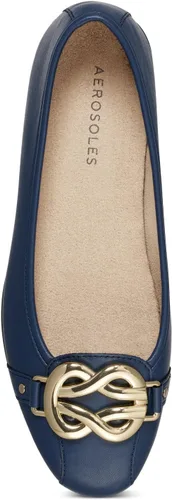 Vista 9 de Aerosoles Tacón plano Big Bet para mujer, azul marino, (Navy Pu)