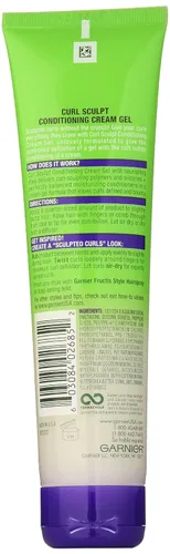 Vista 11 de Garnier Fructis Style Curl Sculpt Gel Crema Acondicionadora 5 oz (paquete de 2), el embalaje puede variar