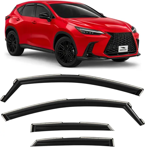Vista 14 de Voron Glass in-Channel Rain Guards for Chevy Equinox 2018-2024 Para Equinox 18-24