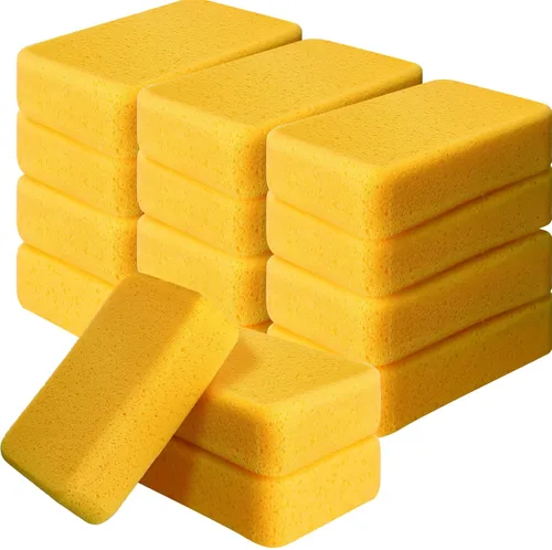 Vista 9 de Tioncy 6 esponjas grandes a granel de 7.5 x 5.5 x 1.9 pulgadas, lechada de espuma para lavado de autos, esponja de limpieza y lavado, espuma