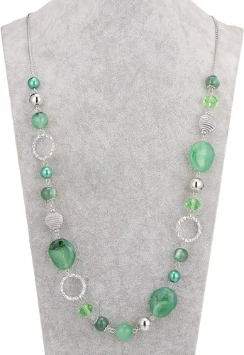 Vista 5 de Pearl & Club - Collar largo con cuentas para mujer