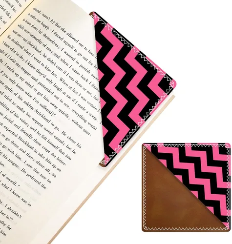 Vista 15 de Marcadores de Cuero Personalizados, Accesorios de Libro Divertidos y Lindos para Amantes de la Lectura, Marcadores de Páginas Irrompibles