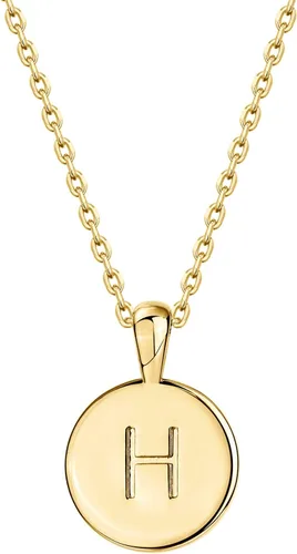 Vista 80 de PAVOI - Collar con dije de letra inicial chapado en oro de 14 quilates para mujer Collar con inicial alfabética de oro