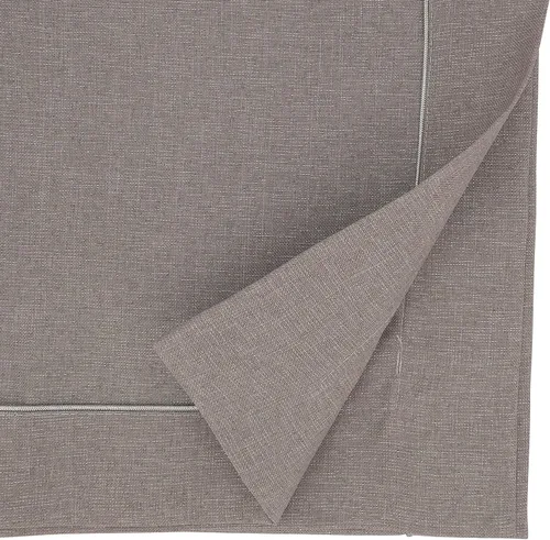 Vista 3 de SARO LIFESTYLE Mantel brillante con detalle de ribetes