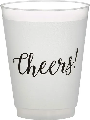 Vista 18 de Santa Barbara Design Studio Party Shot Glass - 10 vasos reutilizables de plástico sin BPA, 2 onzas, tequila de sal y lima