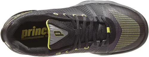 Vista 4 de Prince T22.5 Tenis para hombre (negro/amarillo) (Numeric_12)
