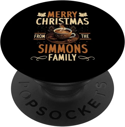 Vista 6 de Simmons Family Christmas Costume Hot Chocolate Matching PopSockets MagSafe PopGrip for iPhone