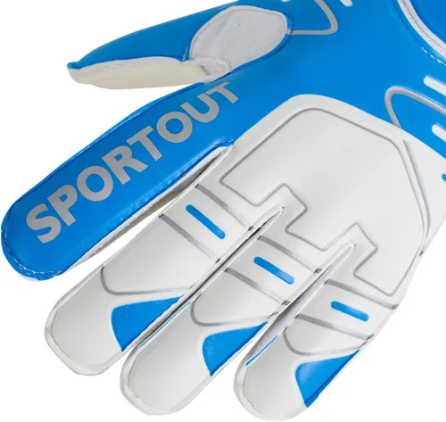 Vista 4 de Guantes de portero para jóvenes y adultos, agarre fuerte para las atajadas más difíciles, con espinas para dar una espléndida protección para evitar