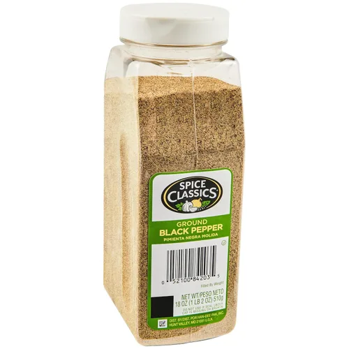 Vista 9 de Spice Classics Pimienta negra molida, 5 libras, un recipiente de 5 libras de pimienta negra molida a granel para uso en la parte trasera de la casa