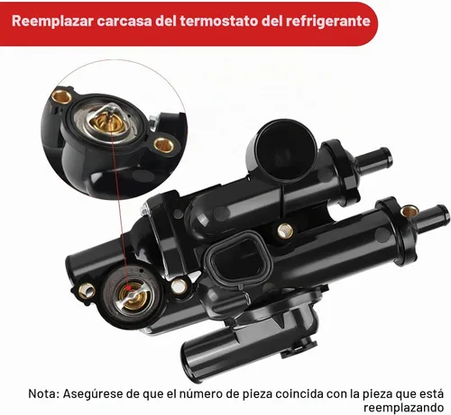 Vista 4 de [Usado] WMPHE Kit de carcasa para termostato de refrigerante del motor compatible con Dodge Avenger 2008-2014, Dodge Caliber 2008-2012, Chrysler