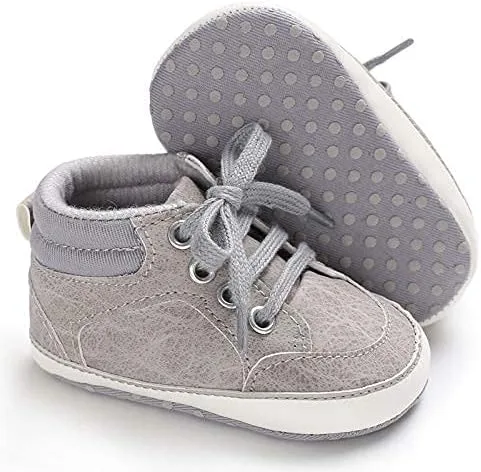Vista 4 de Botines de forro polar antideslizantes con suela suave para bebés y niños pequeños