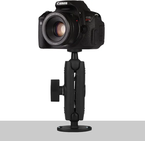 Vista 6 de Soporte de pared para teléfono, cabeza de bola, base de taladro de brazo largo de 360 grados para teléfono celular, iPhone 14 13, Samsung