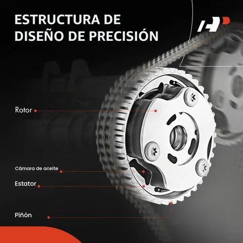 Vista 4 de A-Premium Piñón de distribución de válvula variable Phaser compatible con Buick LaCrosse 2010-2016 Regal y Chevrolet Cobalt Equinox Impala Malibu