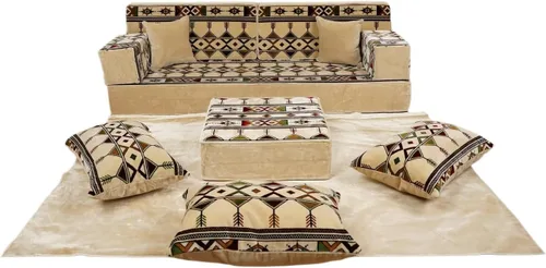 Vista 20 de arabicsofa Cojines Majlis de piso tradicionales: asientos modulares Diwan seccionales