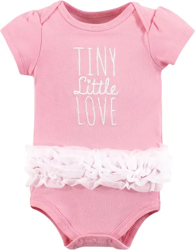 Vista 204 de Hudson Baby baby-girls Cotton Bodysuits 3-pack