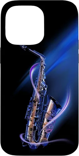 Vista 21 de Funda para iPhone 16 Minimalist Saxophone Style PC Saxophonist Lover