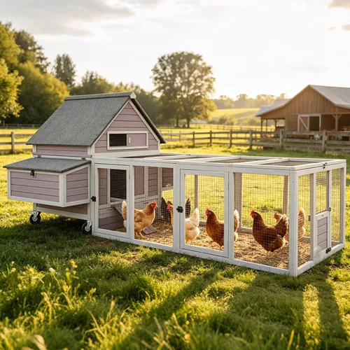 Vista 8 de GUTINNEEN Puerta automática de gallinero con energía solar, abridor de puerta de pollo automático para Chicken House Duck Run (negro)