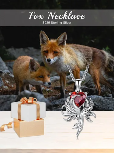 Vista 6 de Dorunmo Collares de animales con colgante de flamenco de rana y fénix de plata de ley, regalos de Navidad para mujeres y niñas