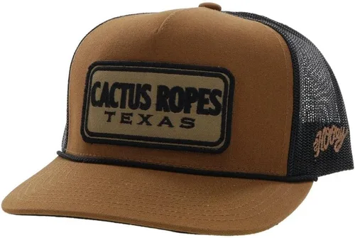 Vista 69 de HOOEY Adjustable Snapback Trucker Hat with Cactus Ropes Logo