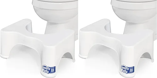 Vista 12 de Squatty Potty The Original - Taburete de inodoro para baño, color gris, 9 pulgadas