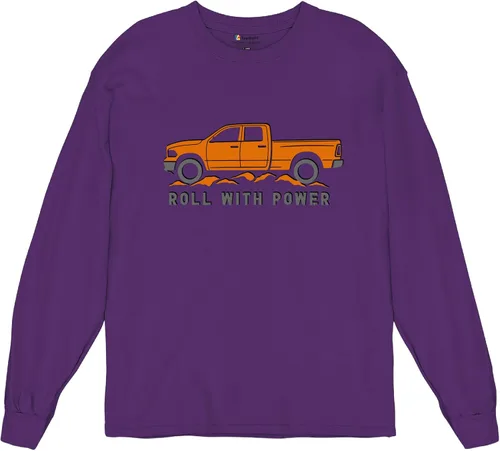 Vista 89 de Tee Hunt Camisetas gráficas y camisetas sin mangas para hombre Roll with Power Pickup Truck