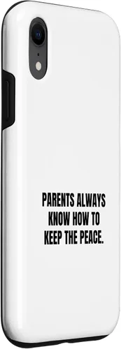 Vista 3 de iPhone XR Parents always know how to keep the peace. Case
