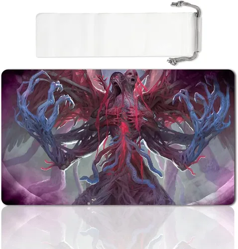 Vista 24 de Juego de mesa MTG Playmat Games Tamaño 60X35 cm CCG Compatible para MTG CCG RPG Juego de cartas coleccionables (Ajani Steadfast)