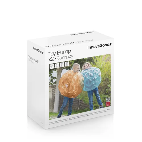Vista 14 de Pelota Burbuja Hinchable Gigante Parachoques Bumpoy InnovaGoods 2